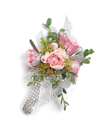 Glossy Corsage Flower Arrangement