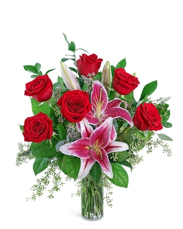 flowerページ Purple Blooms of Bliss Floral Arrangement in Knoxville, TN
