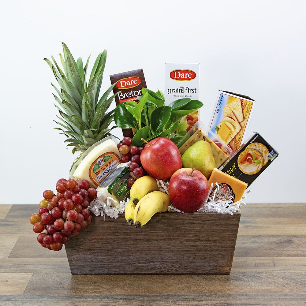 Classic Fruit and Cheese Basket in Shreveport LA - Colony House of