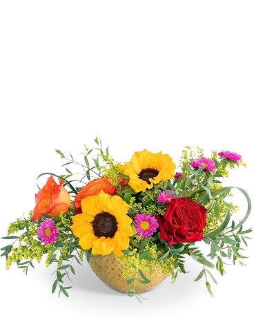 Golden Sedona Flower Arrangement