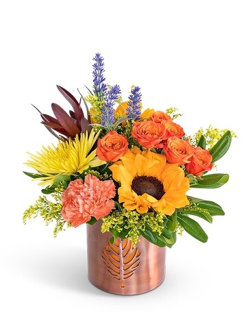 Splendid Sienna Flower Arrangement