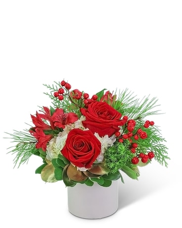 Golden Berry Glow Flower Arrangement