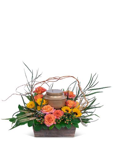 Sunset Tribute Flower Arrangement