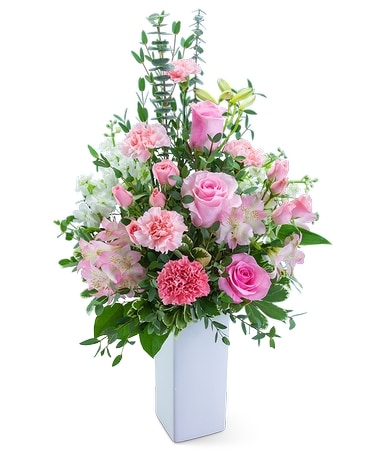 Champagne Blush Flower Arrangement