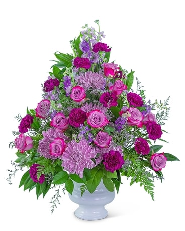 Gracefully Majestic Urn Funeral Arrangement