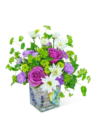 Butterfly Whimsy Flower Arrangement