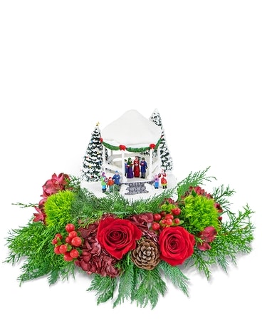 Cranberry Melodies Kincade Keepsake Flower Arrangement
