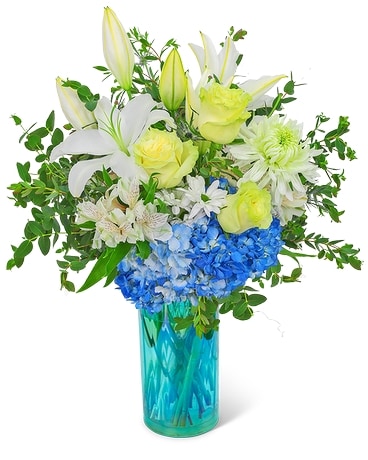 Iridescent Reflections Flower Arrangement