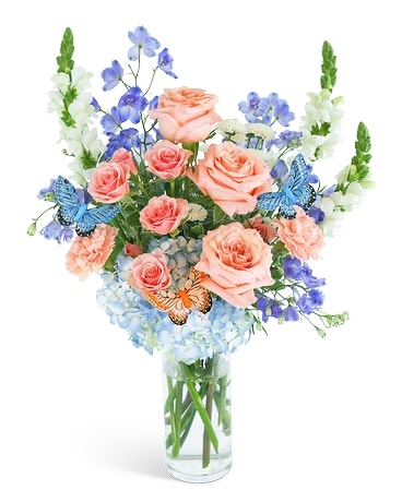 Fluttering Sonnet of Love Flower Arrangement