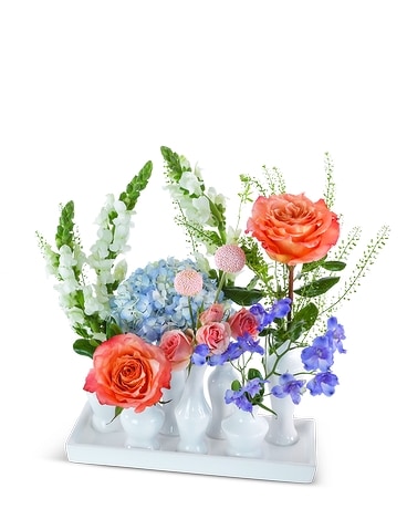 Juliette Bud Vase Blooms Flower Arrangement