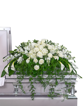 Eternal Peace Casket Spray Flower Arrangement