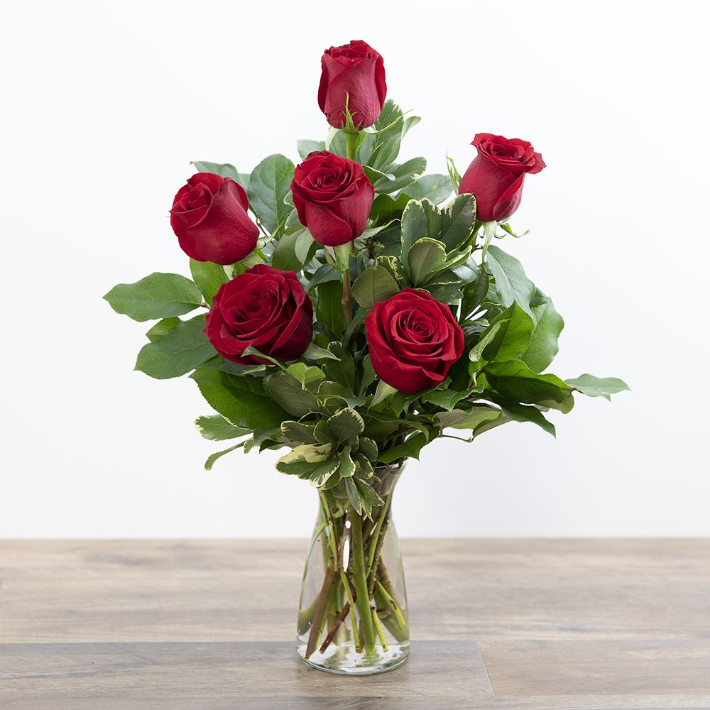 Red Roses (6) in Scarborough ON - Lavender Rose Flowers, Inc.