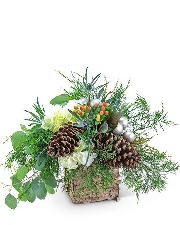 Holiday Spirit Flower Arrangement