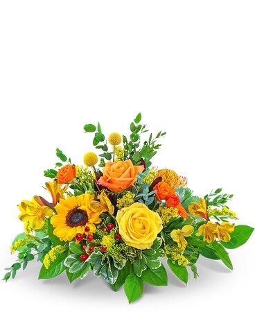 Fresh Thyme Centerpiece Flower Arrangement