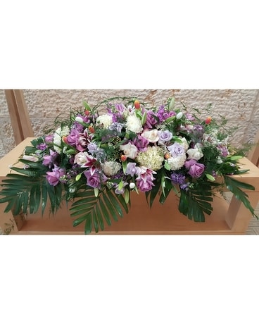 CELEBRATION OF LIFE CASKET SPRAY Sympathy Arrangement