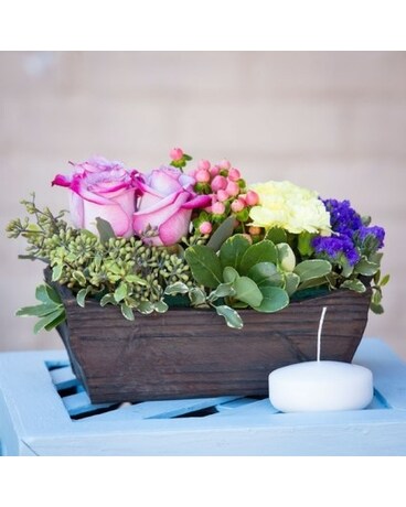 Row of Cherish Flower Arrangement