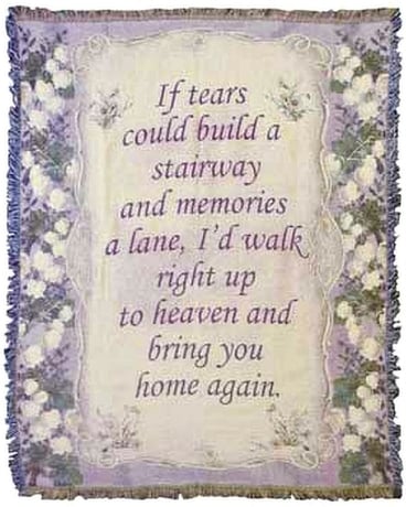 Build A Stairway Tapestry Throw Flower Arrangement