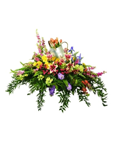 Gardening Casket Spray Funeral Casket Spray Flowers