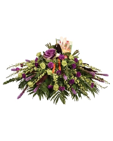 Culinary Casket Spray Funeral Casket Spray Flowers