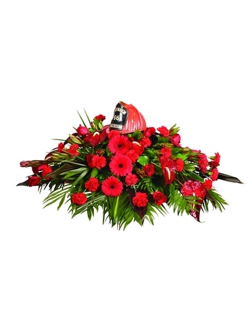 First Responders Casket Spray Funeral Casket Spray Flowers