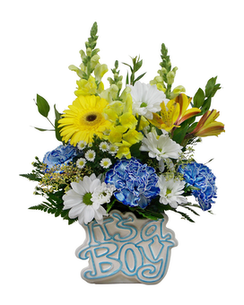 It's A Boy Flower Arrangement