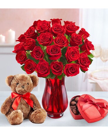 Love Knockout Package Flower Arrangement