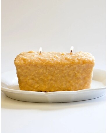 Belgian Pecan Waffles 2 Wick Loaves (Warm Glow Cd) Flower Arrangement