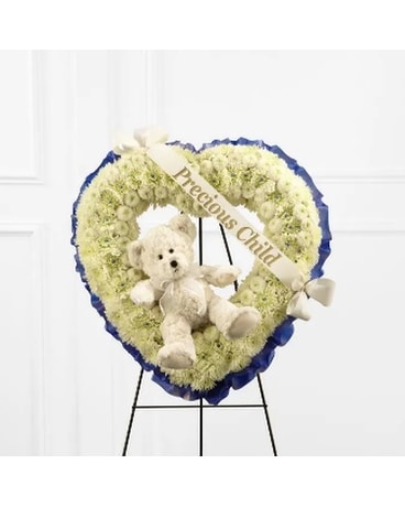 FTD Precious Child Standing Heart Flower Arrangement