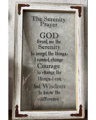 The Serenity Prayer Window Gifts