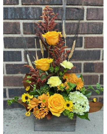 Amber Waves of Grain Flower Arrangement