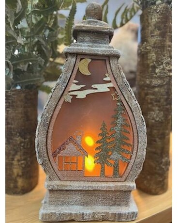 Cabin Glow Scene Lantern Gifts