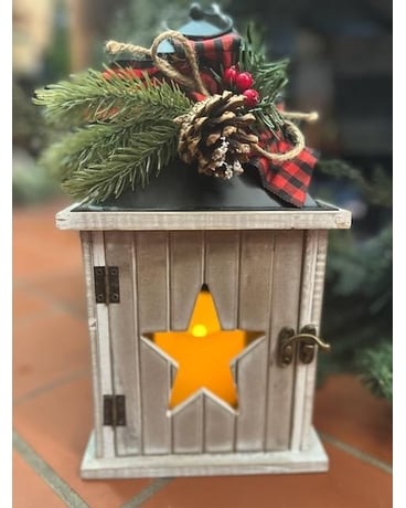 Wood Holiday Star Lantern Gifts