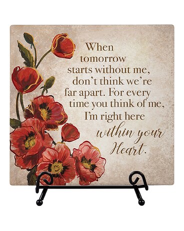 Within Your Heart Easel Plaque Gifts