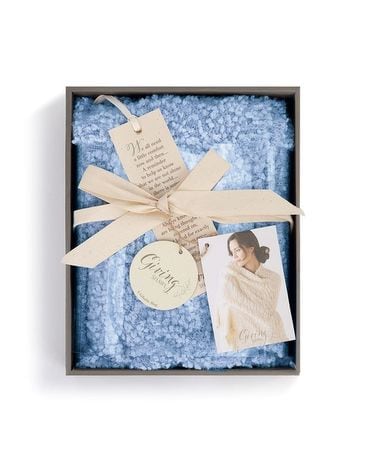 Light Blue Giving Shawl Gifts