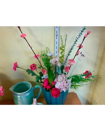 Shades of Pink Vase Flower Arrangement