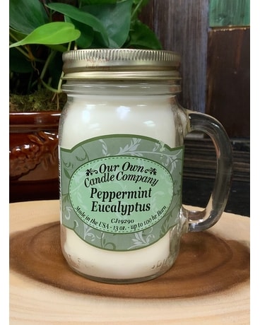 Peppermint eucalyptus Jar Candle