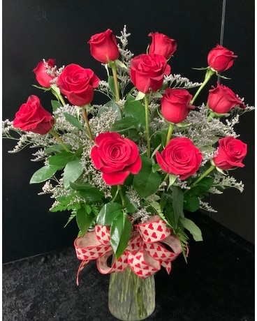 Legacy’s perfect dozen in red Flower Arrangement