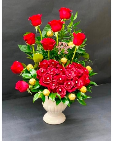 Aphrodite's Bloom Flower Arrangement