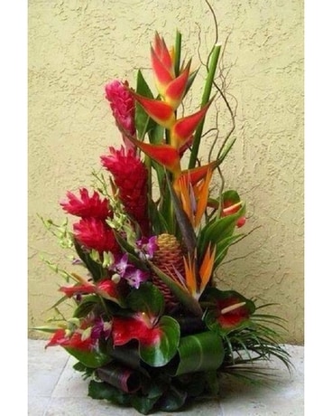 Tropical Summer Flower Arrangement