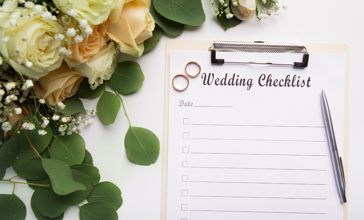 Wedding Fowers Checklist