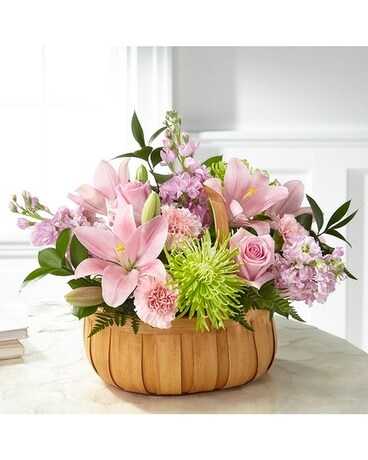 Potomac's Beautiful Spirit Basket Flower Arrangement