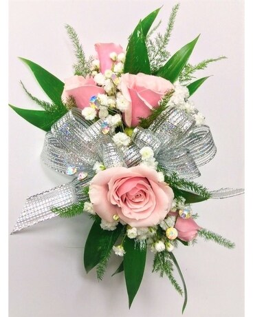 Pink Sweetheart Rose Wrist Corsage Corsage
