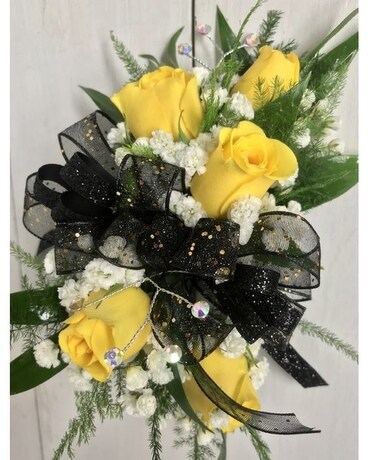 Yellow Sweetheart Rose Wrist Corsage Corsage