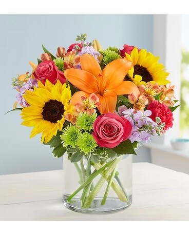 Potomac's Colorful Floral Medley Flower Arrangement