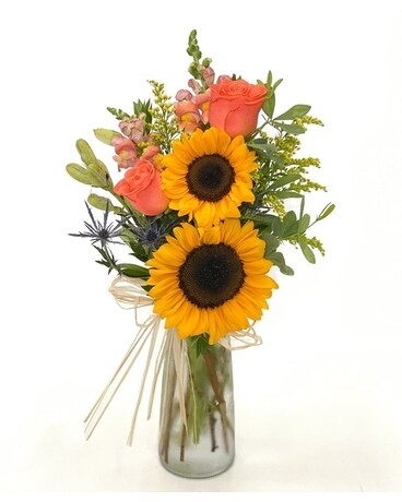 Potomac's Touch of Fall Vase Flower Arrangement