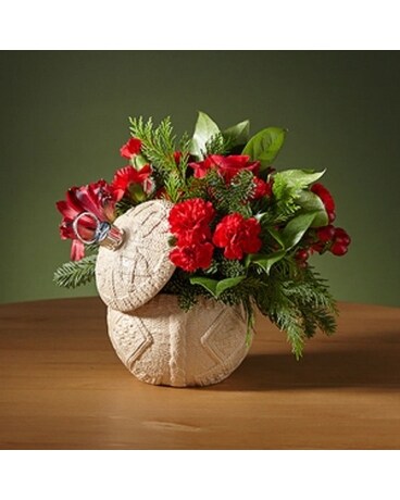 Potomacs's Cozy Thoughts Ornament Flower Arrangement