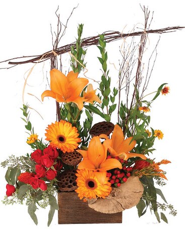 Potomac's Autumn Forest Trail Bouquet Flower Arrangement