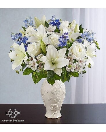 Lenox Blue Skies Bouquet Flower Arrangement