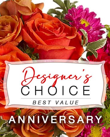 Anniversary Designer's Choice Flower Arrangement