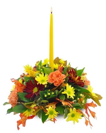 Warm Autumn Centerpiece by Potomac Flower Arrangement